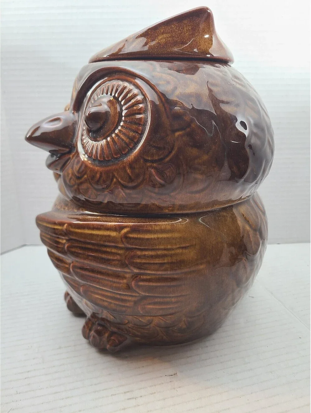 McCoy Pottery Brown Owl Cookie Jar #204 Vintage USA Made